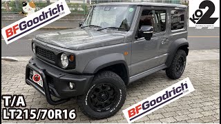 【ジムニーシエラ】BFGoodrich のタイヤに交換！走行音、乗り心地は？