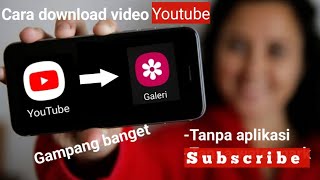 Cara Menyimpan Video Youtube ke Galeri HP/File Manager