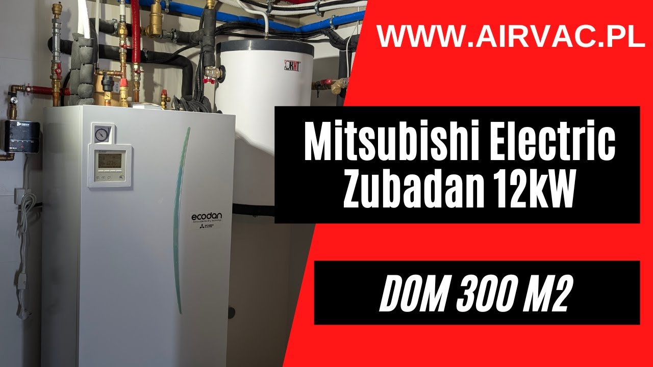 Mitsubishi Zubadan 12kW na instalacji z ogrzewaniem podłogowym - Otwock #Nowato
