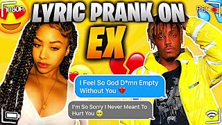 Juice Wrld Empty Lyric Prank On Ex Girlfriend She Wants Me Back