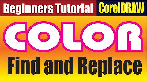 Color Find & Replace | CorelDRAW