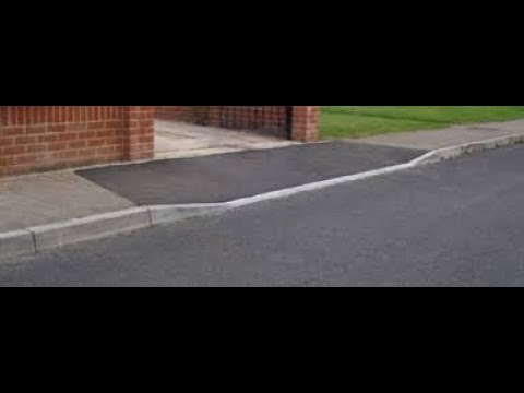 Drop kerbs, the forgotten element of driveways