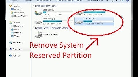 How To Remove System Reserved Partition On Windows 7/8/10