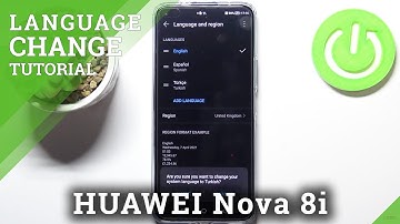 How to Change System Language on HUAWEI Nova 8i - Set Default Device Language