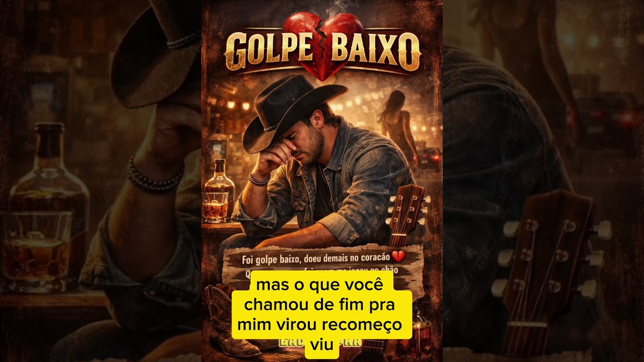 Música Sertaneja  Golpe Baixo 🎶❤️ Com Letra