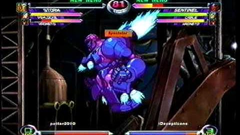 MvC2 Online (360): Harry (MSP) vs Decropation (Row) 1 .:9.10.09:.