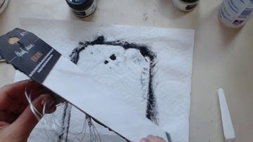 Mixed Media Tag using Finnabair Rust & Patina Effect Pastes