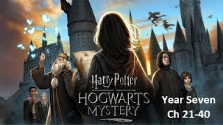 All of Year 7 Part 2 of 3 (Ch 21-40) - Harry Potter Hogwarts Mystery – Cutscenes only (Subtitles)