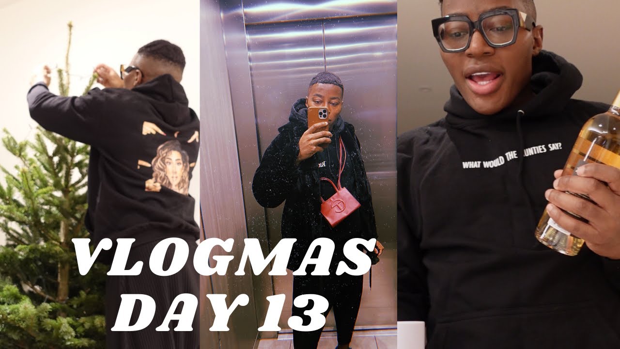VLOGMAS DAY 13 - FINALLY DECORATING MY TREE! |ThePlasticboy