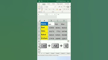 #shorts Data Formatting Shortcut tricks | Using Excel Paste special trick #shortcutkey #excelshorts