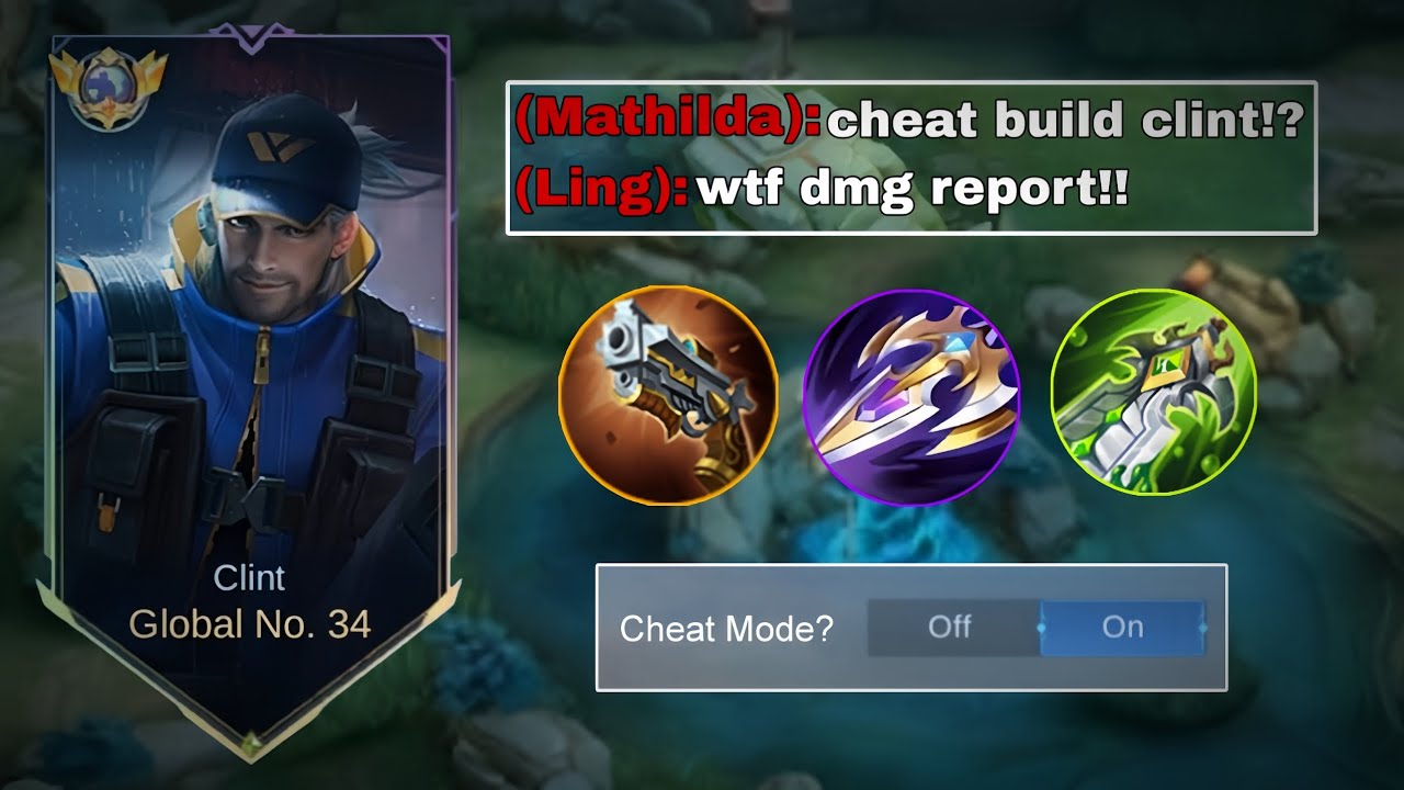 CLINT CHEAT MODE ACTIVATED!? UNLIMITED TRUE DAMAGE IN RANK GAME!! (must ...