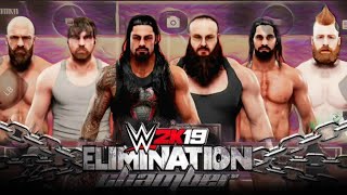 WWE 2K19 Mobile-Roman Vs Seth Vs Dean Vs Triple H Vs Sheamus Vs Braun|Elimination Chamber|Full Match