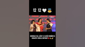 Shehnaaz Gill lucky & close number is Sidharth Shukla birthday #shorts #sidharthshukla #sidnaaz