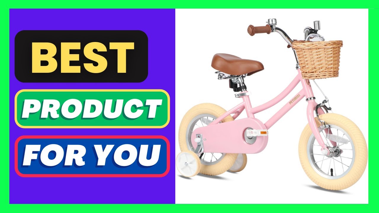 Petimini Vintage Kids Bike for Girls, 12–20 Inch Classic Bicycle with