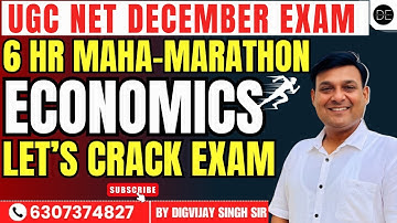 6 HR MAHA MARATHON FOR UGC NET JRF DECEMBER EXAM 2025 | BEST VIDEO FOR REVISION BY DIGVIJAY SIR