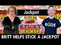 💰 BRITT Helps Stick A Sticky Riches Jackpot 💰