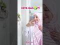 OOTD check🌸✅️#ootd #hijabstyle#العناية_بالبشرة #تجميل #koreanmakeup #ترند #منة_يسري #makeuptutorial