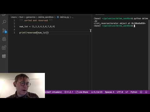 List Functions and Methods - reversed()
