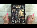 Halloween Scrapbook Mini Album Shadowbox VectoriaDesigns ( Design team project )