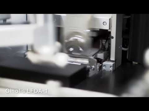Ginolis LFDA1 assembly system for lateral flow devices - video from Ginolis