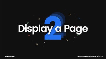 How to Display Created Gridbox Page on Your Joomla! Website