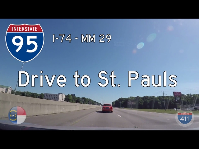 Interstate 95 - Mile 13 - Mile 29 - North Carolina | Drive America's Highways 🚙 class=