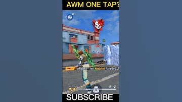 AWM GOD 😯👿with left fire button#shorts#youtubeshorts#freefire #ajjubhai