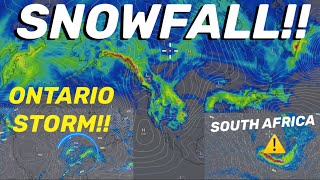 ONTARIO STORM‼️ Marianas Trench 6.2 Earthquake‼️ South Africa Weather WATCH