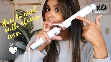 HOW TO CURL YOUR HAIR WITH A CLAMP CURLING IRON: Curling 101