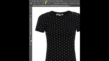 Easily Remove Dots On Clothes With Photoshop | Photoshop Tutorial Video | Editing World | #Shorts