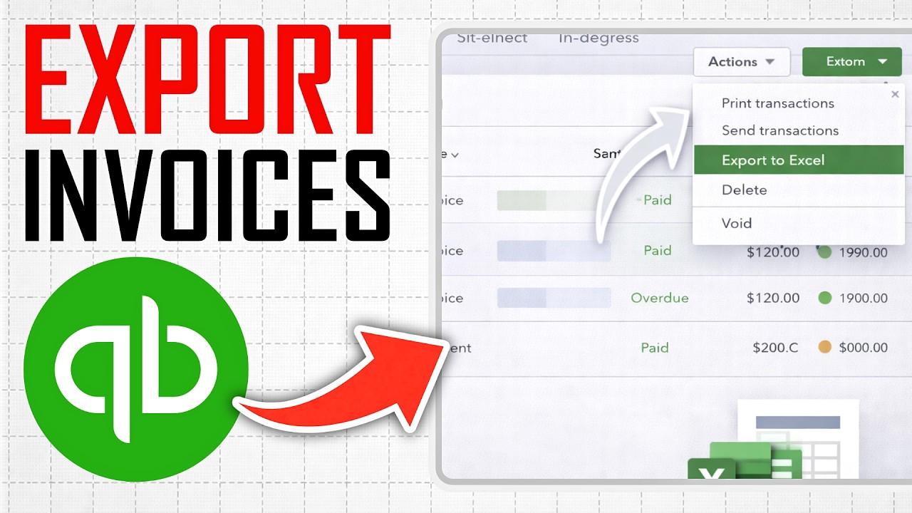 How To Export Invoices From Quickbooks Online (Full Guide)
