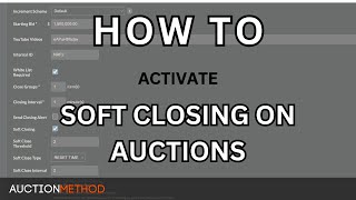 StableBid - How to use soft closing on your auctions screenshot 1