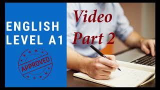 English Test A1 Tracktest Part 2 (Test Approved)