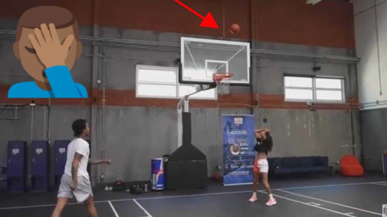 June Flight Hits the TOP of the BACKBOARD after a Layup! YouTube