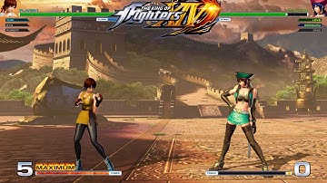 KOF14 Ryo & Robert & Yuri vs Choi & Love & Benimaru CPU vs CPU AI vs AI