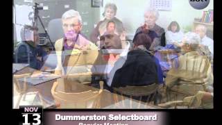 Dummerston Selectboard Mtg. 11/13/13