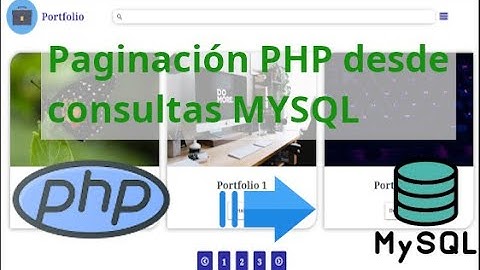 CREA tu PAGINACIÓN con PHP desde una BASE de DATOS MYSQL
