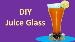 How to make a juice glass from plastic bottle for kids