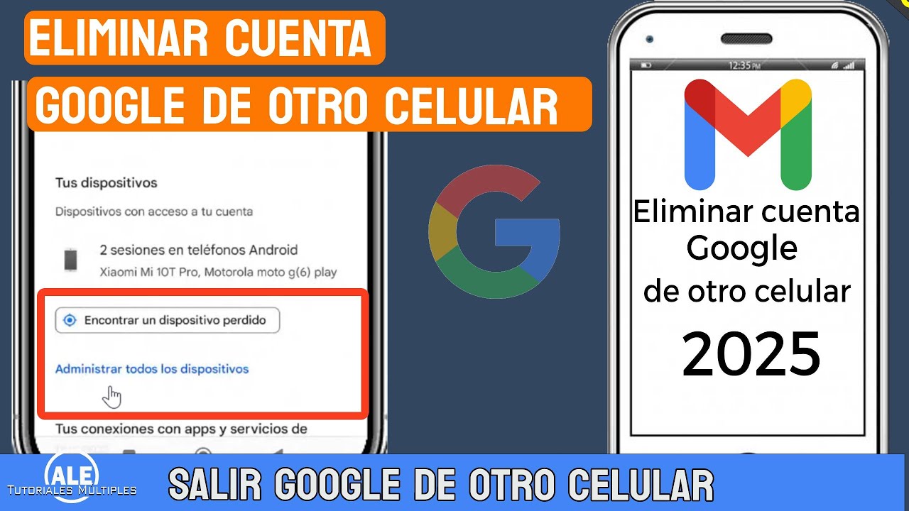 Como ELIMINAR Cuenta de Google de Otro Celular - YouTube