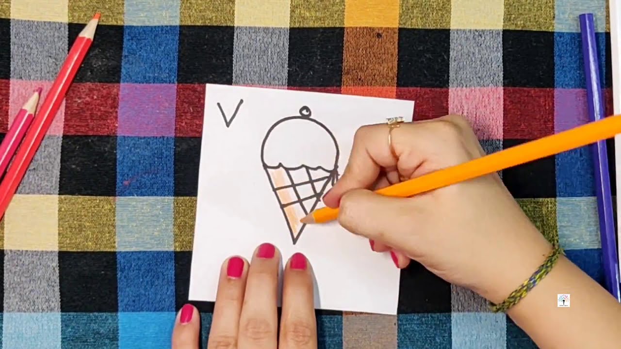 How To Draw Anything From Alphabets (N-Z) | Easy Drawing For Kids ...