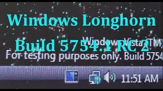 Installation of the Windows Longhorn [Build 5754.1 RC 2]