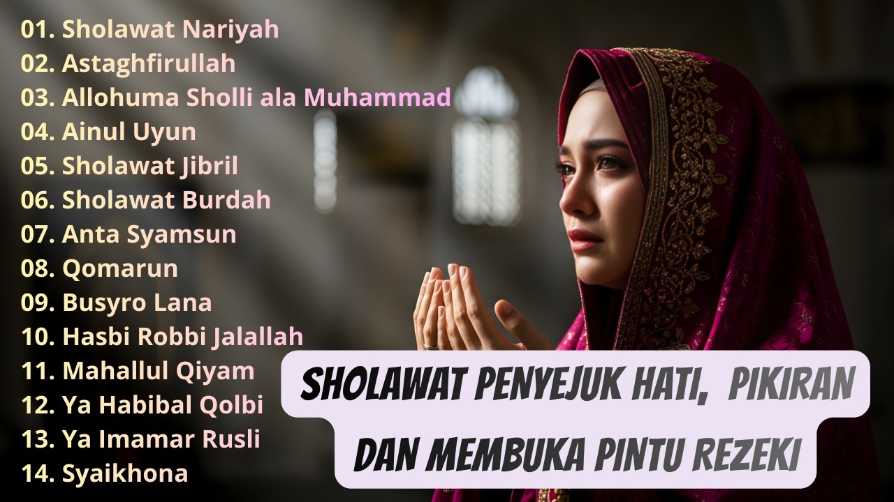 SHOLAWAT NARIYAH PEMBUKA PINTU REZEKI | SHOLAWAT JIBRIL BURDAH | SHOLAWAT NABI MERDU TERBARU 2026