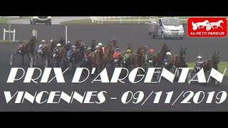 PRIX D'ARGENTAN 09/11/2019 VINCENNES. PRONOSTIC QUINTE PMU DU JOUR EN 5 CHEVAUX. screenshot 4