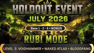KIXEYE WAR COMMANDER | HOLDOUT EVENT JULY 2026 🔥 MADE EASY! 100% RUBI MODE  | Bae 1 - 2 -3 + BONUS