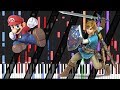 ALL Victory Themes from Super Smash Bros. Ultimate [Piano Tutorial] (Synthesia) // AqareCover