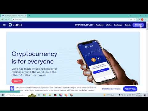Login Luno account Sign In Page