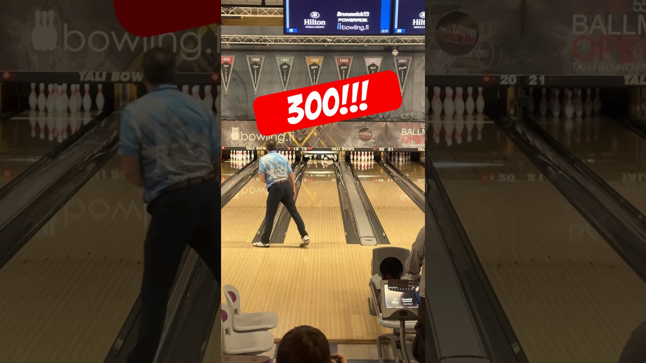 Perfect 300 game by PBA/USBC Hall Of Famer Parker Bohn III @ the 2025 BallMaster! 