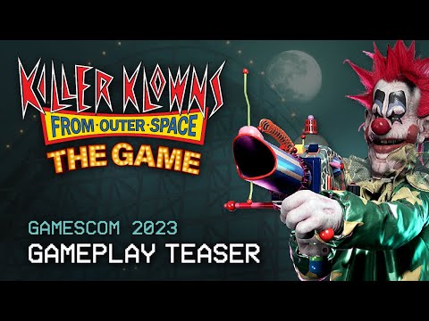 Killer Klowns from Outer Space: The Game 🎡Gamescom 2023 Gameplay Teaser🎡