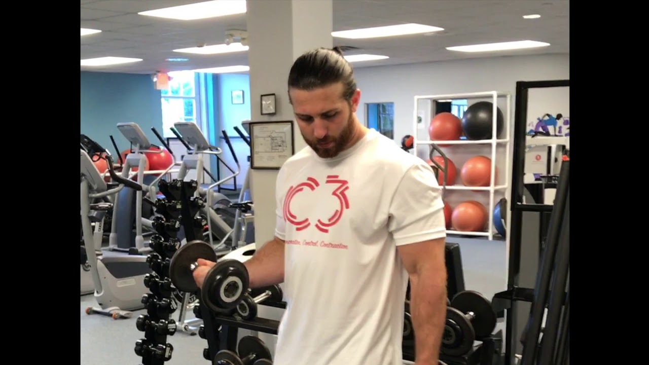 90 Degree Bicep Curl - YouTube