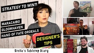 Designers Board Games Tips - Maracaibo, Gloomhaven, Hand of Fate Ordeals